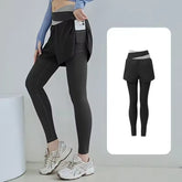 Trendy Anti-Exposure High-Waist Tight With Pockets Yoga Pants Mssza