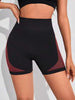 Trendy High Waist Tummy Control Tights Workout Shorts Mssza