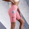 Trendy High Waisted Double Pocket Elastic Slim Sports Shorts Mssza