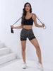Trendy Leopard Seamless Fitness Yoga High Waisted Sports Shorts Mssza