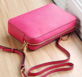 Trendy Solid PU Leather Crossbody High Quality Messenger Bag Mssza