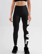 Trendy Seamless Letter Printed Ankle-Length Yoga Leggings Mssza