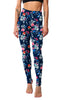 Trendy Stretchable Tights High Waist Floral Printed Leggings Mssza