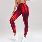 Trendy Tie Dye High Waist Yoga Workout Tights Gym Pants Mssza