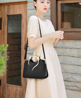 Trendy Underarm Square Satchel Small Chain Purse Leather Shoulder Crossbody Bag Mssza