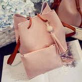 Two Piece Bag Set �Hobo Bag Wallet Fringed Mssza