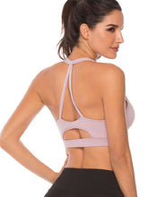 U Neck Solid Color Hollow Out Yoga Tanks Mssza