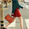 Vintage Soft Leather Evening Wallet Shopping Crossbody Hobos Bag Mssza