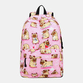 Waterproof Dog Print Large Capacity Backpack Mssza