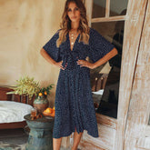 Casual Bohemian Dress Mssaz Desses