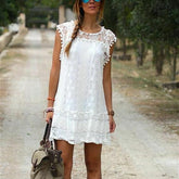 Short Mini Dress Lace Chiffon Dress Mssaz Desses