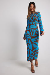 Ava Jacquard Knit Midi Dress Mssaz Desses