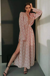 Bertha Flower V Neck Midi Dress Mssaz Desses