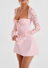 Frida Mini Dress Pink Mssaz Desses