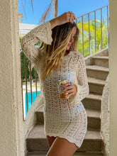 Outfits Backless See Through Hollow Out Mini Cut Out Dress Mssaz Desses