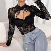 Waist Trainer Body Shapers Long Sleeve Bodycon Jumpsuit Mssza