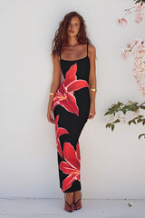 DEIA Midi Dress Black Lily Mssaz Desses