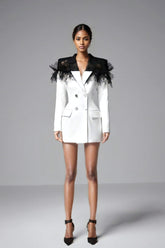 Joanne Lace Mini Blazer Dress Mssaz Desses