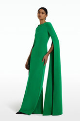 Madge Pointed Collar Long Sleeves Maxi Dress Mssaz Desses