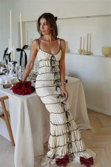 Melissa Ruffle Tunnel Maxi Dress Mssaz Desses