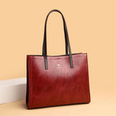 PU Leather Vintage Large Capacity Tote Bags Mssza