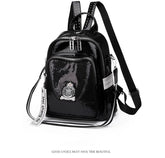 High Quality Pu Leather Casual Backpack Mssza
