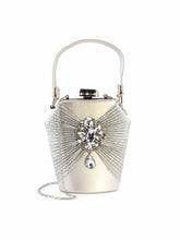 Flower Luxury Shiny Rhinestone Handbag Mssza