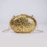 Glitter Genuine Shell Luxury Clutch Bag Mssza