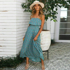 Ladies Boho Maxi Sundress Mssaz Desses