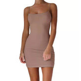 Dress Spaghetti Strap Bodycon Mini Beach Sundress Mssaz Desses