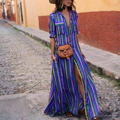 Boho Beach Holiday Maxi Dress Mssaz Desses