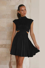 Beatrice Mini Dress Black Mssaz Desses