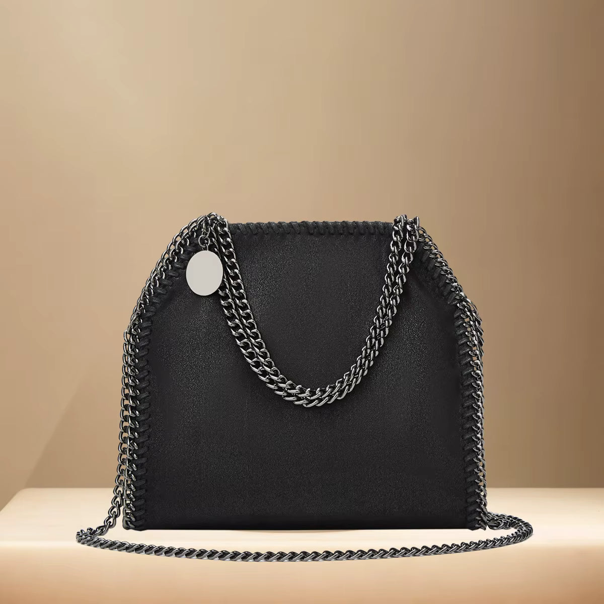 Luxury Single Cross Chain Shoulder Snake pattern Handbag Mssza