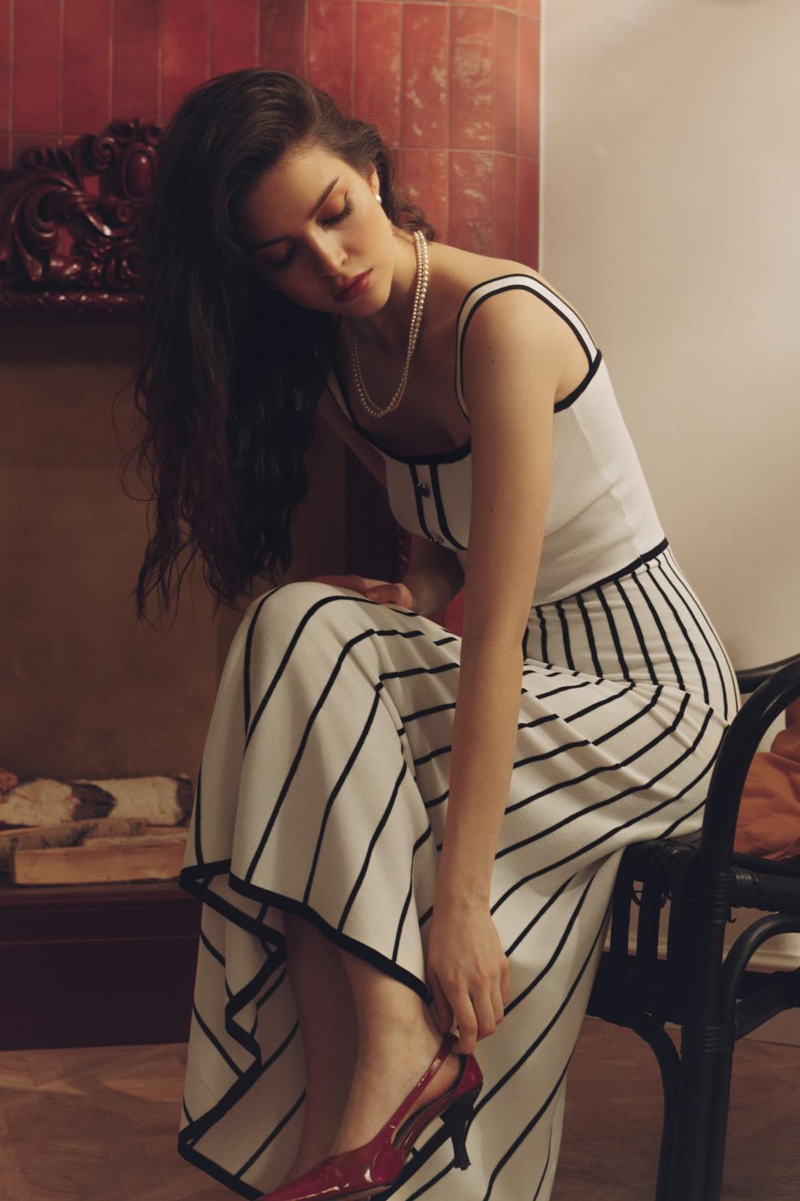 Pag Knit Cami Midi Dress Mssaz Desses
