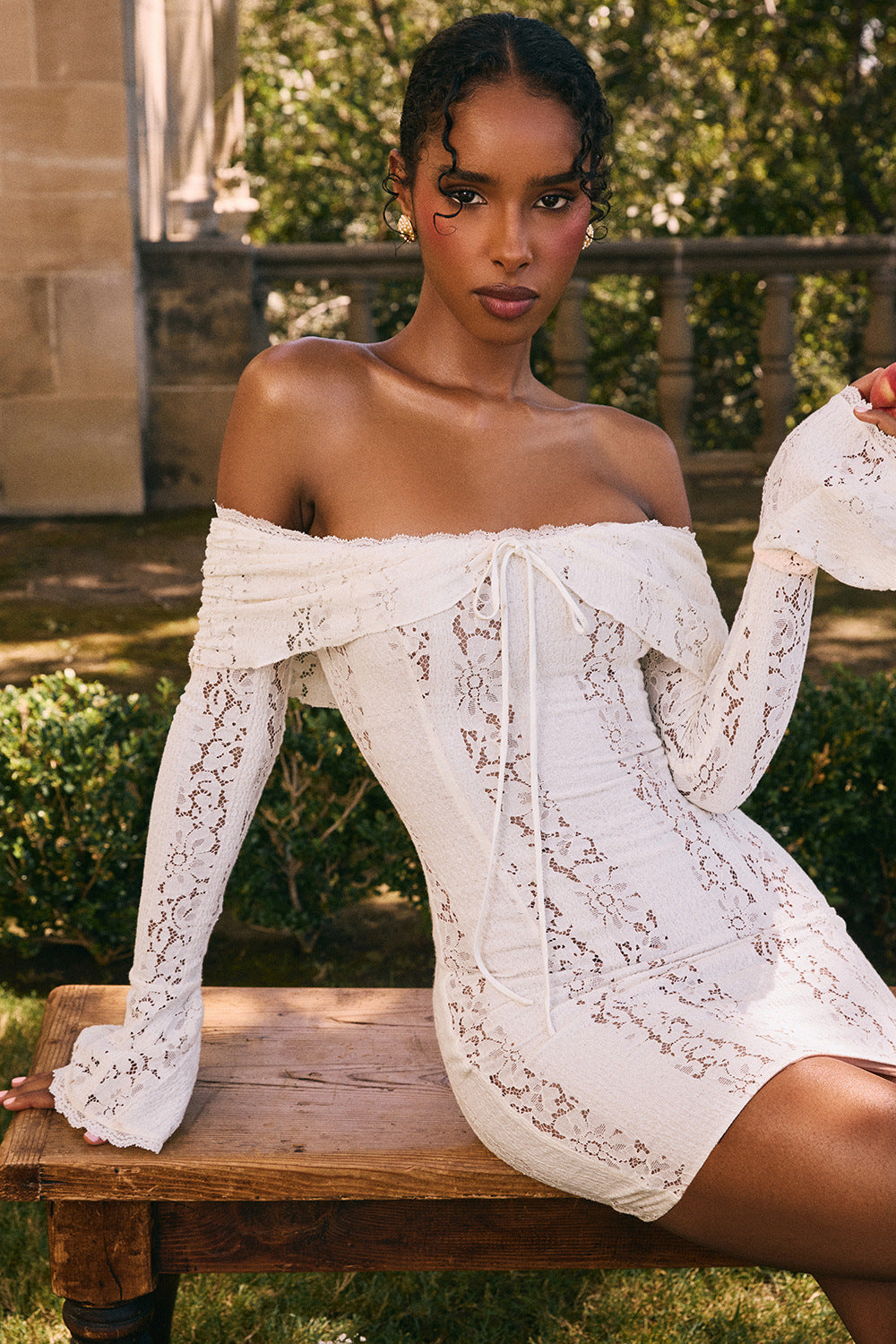 Vintage Lace Maxi Dress Mssaz Desses