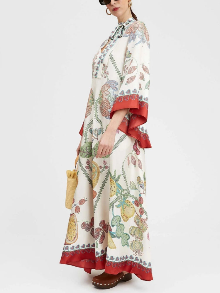 Magnifico Printed Maxi Dress Mssaz Desses
