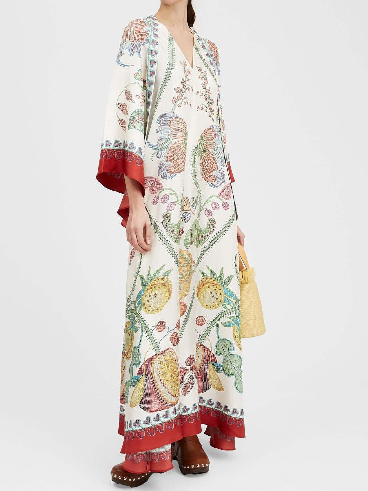 Magnifico Printed Maxi Dress Mssaz Desses