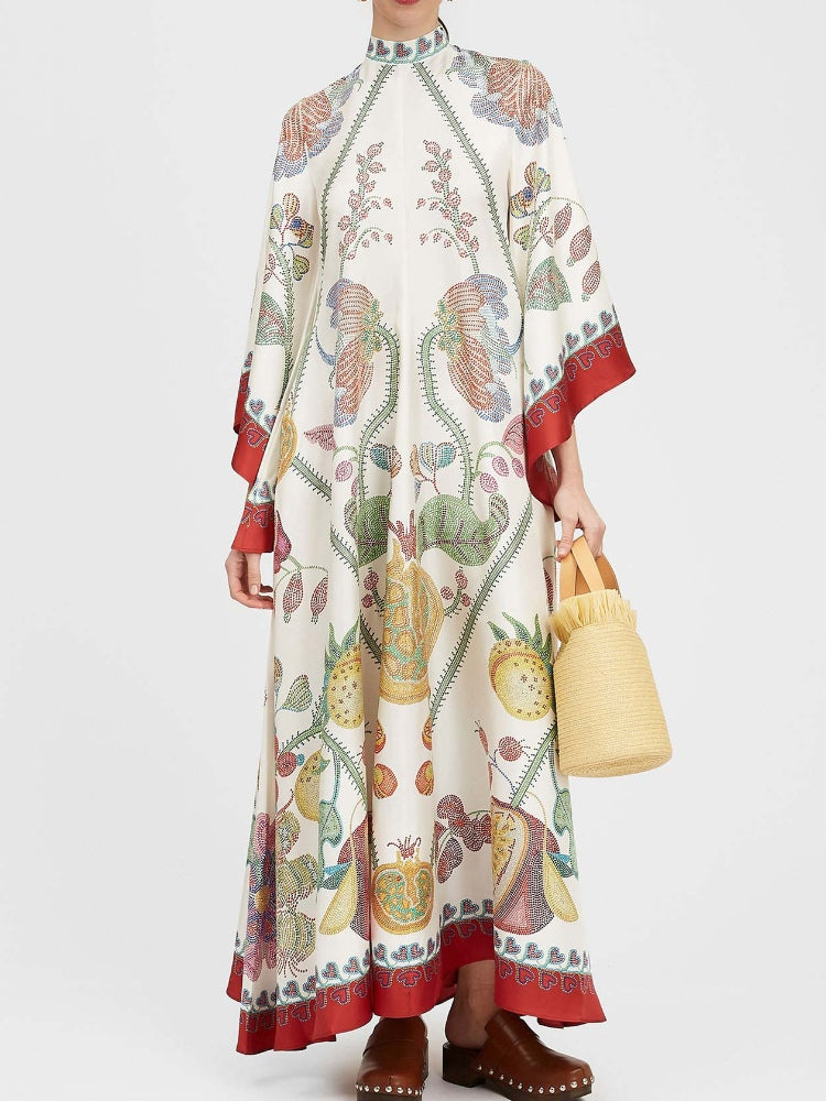 Magnifico Printed Maxi Dress Mssaz Desses