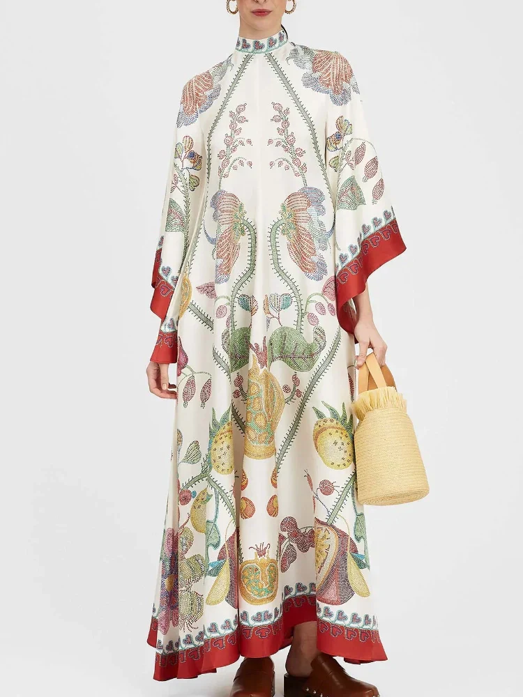 Magnifico Printed Maxi Dress Mssaz Desses