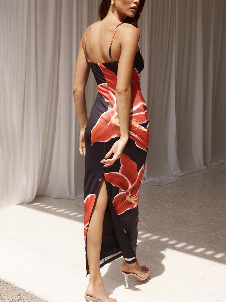 DEIA Midi Dress Black Lily Mssaz Desses