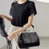 Casual Plaid Hasp Hight Capacity Leather Shoulder Clutch Bags Mssza
