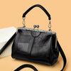 Casual Plaid Hasp Hight Capacity Leather Shoulder Clutch Bags Mssza