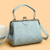 Casual Plaid Hasp Hight Capacity Leather Shoulder Clutch Bags Mssza