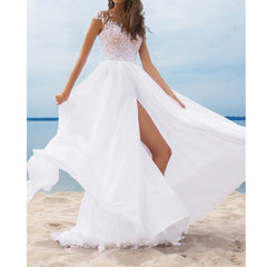 New Ladies White Dress Mssaz Desses