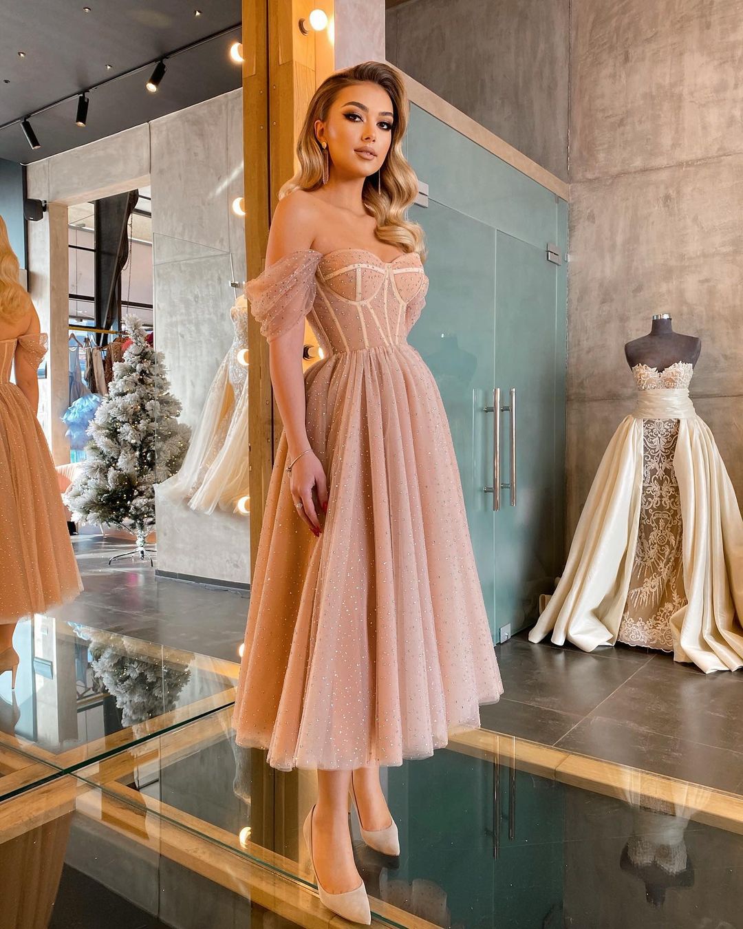 New Short Prom Dresses With Boat Neck Celebrity Dresses Mssaz Desses