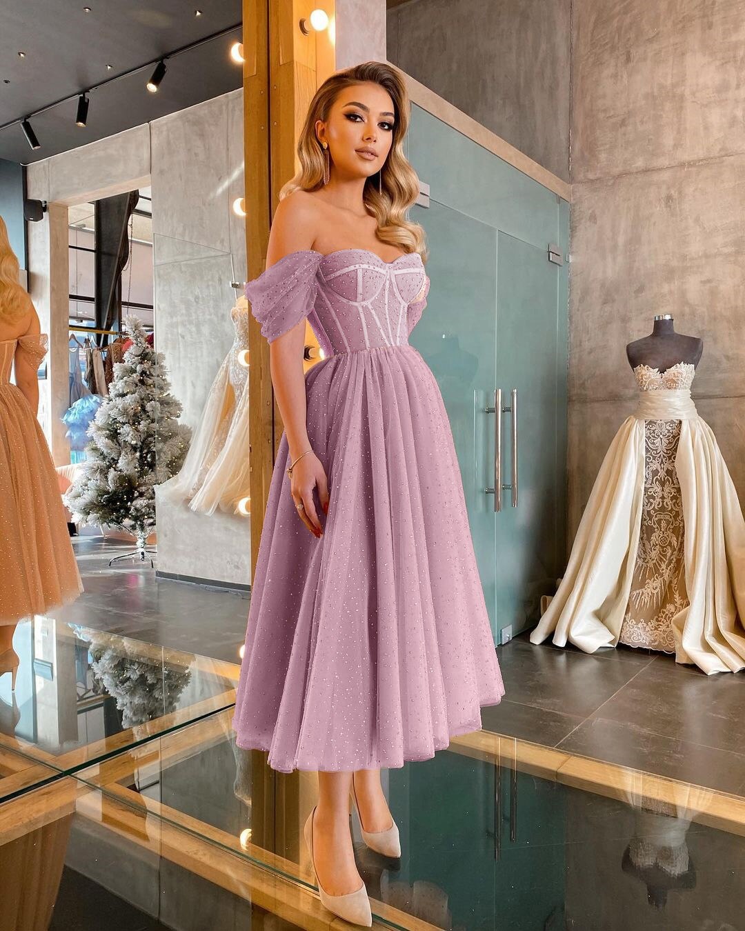 New Short Prom Dresses With Boat Neck Celebrity Dresses Mssaz Desses