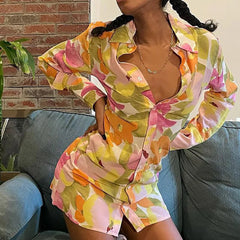 Floral Print Sleeve Spring   Beach Casual Bodycon Party Mini Dress Mssaz Desses