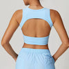 Trendy Breathable Shockproof Quick-Dry Yoga Backless Sports Bra Mssza