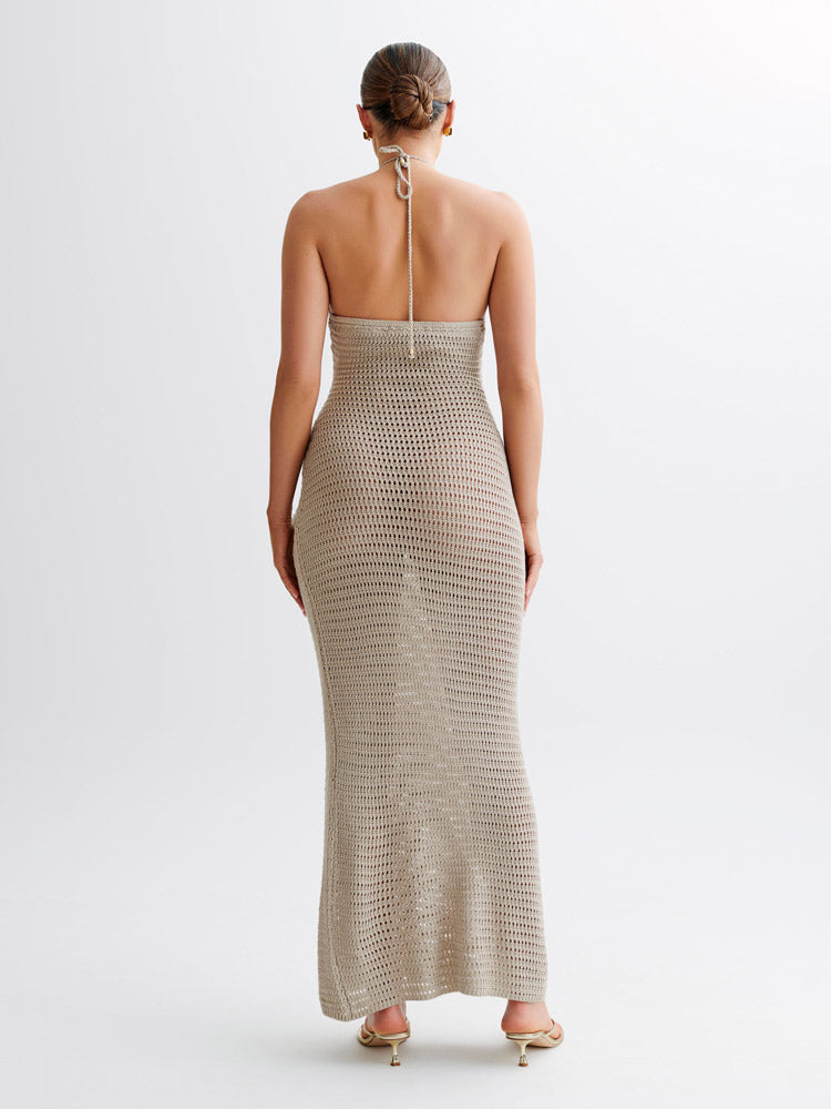Kyla Floral Crochet Maxi Dress Mssaz Desses