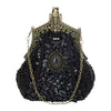 Elegant Vintage Antique Chain Sequin Beaded Retro Clutches Handbag Mssza
